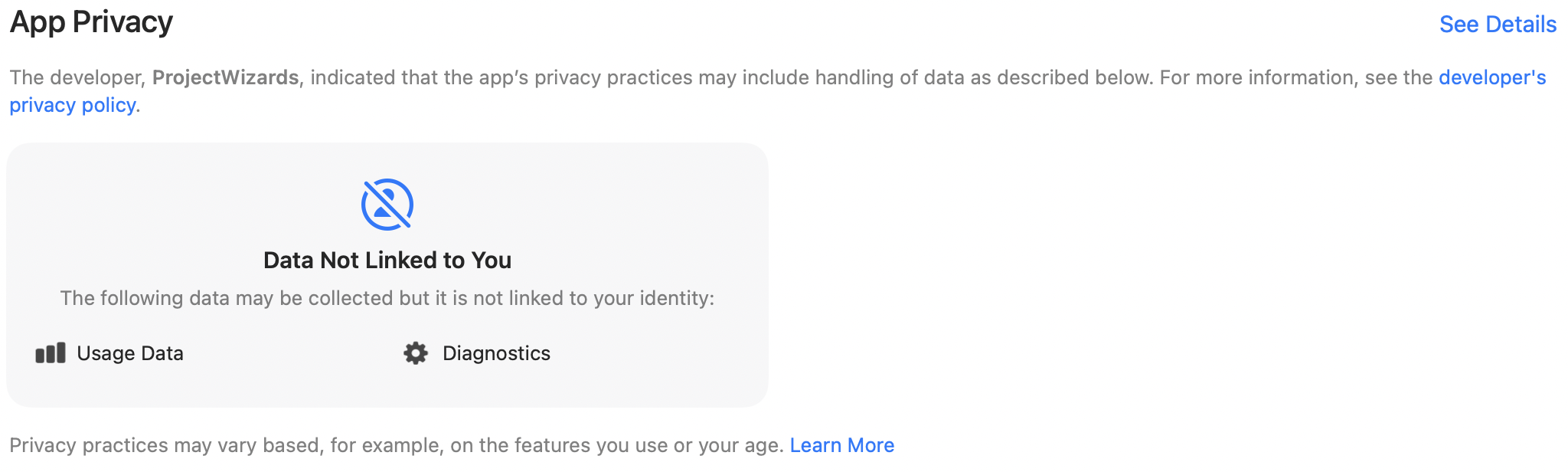 Merlin Project App Privacy