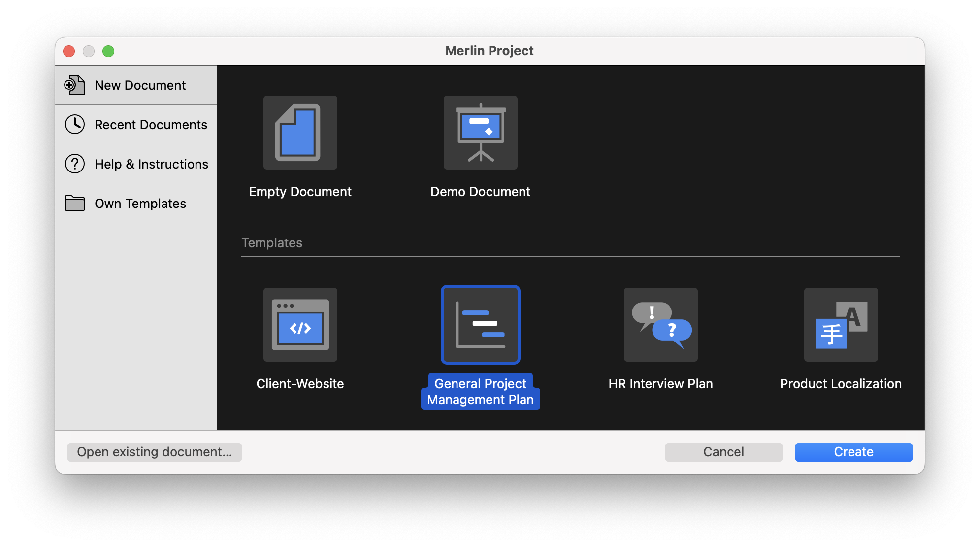 Merlin Project project template Merlin Project project template