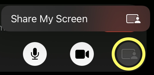 Screen sharing