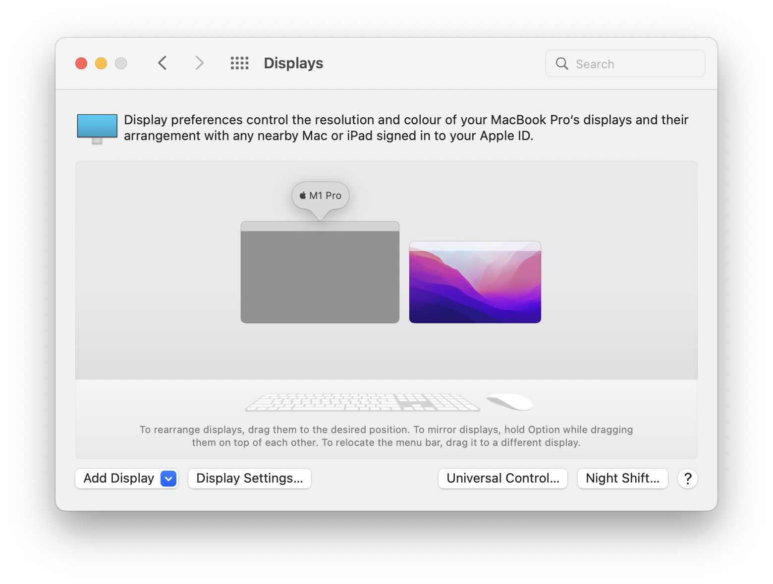 System Preferences > Displays System Preferences > Displays