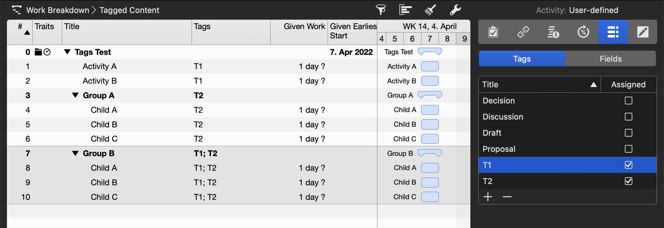 Merlin Project - Multiple Tags