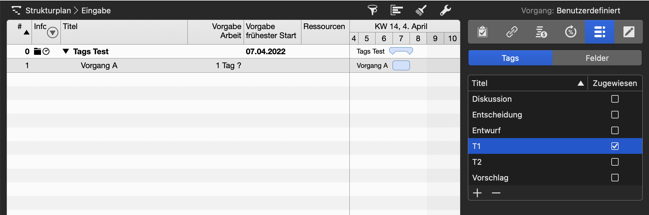 Merlin Project - Tag zugewiesen Merlin Project - Tag zugewiesen