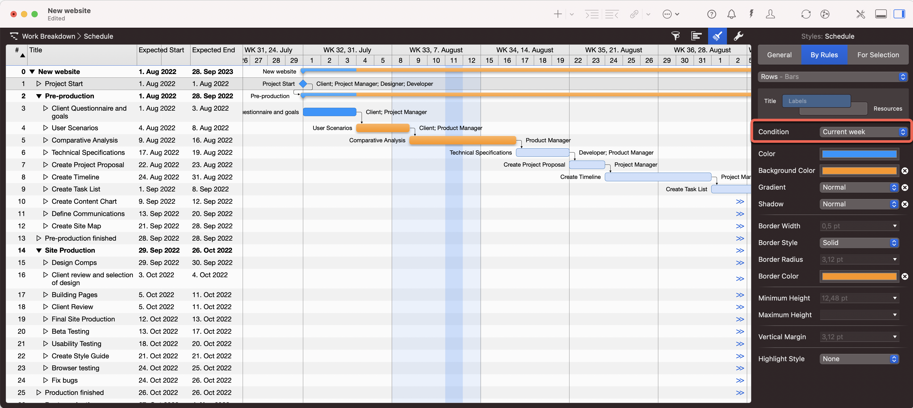 Merlin Project - Customize Current Week's Tasks By Rule Merlin Project - Customize Current Week's Tasks By Rule