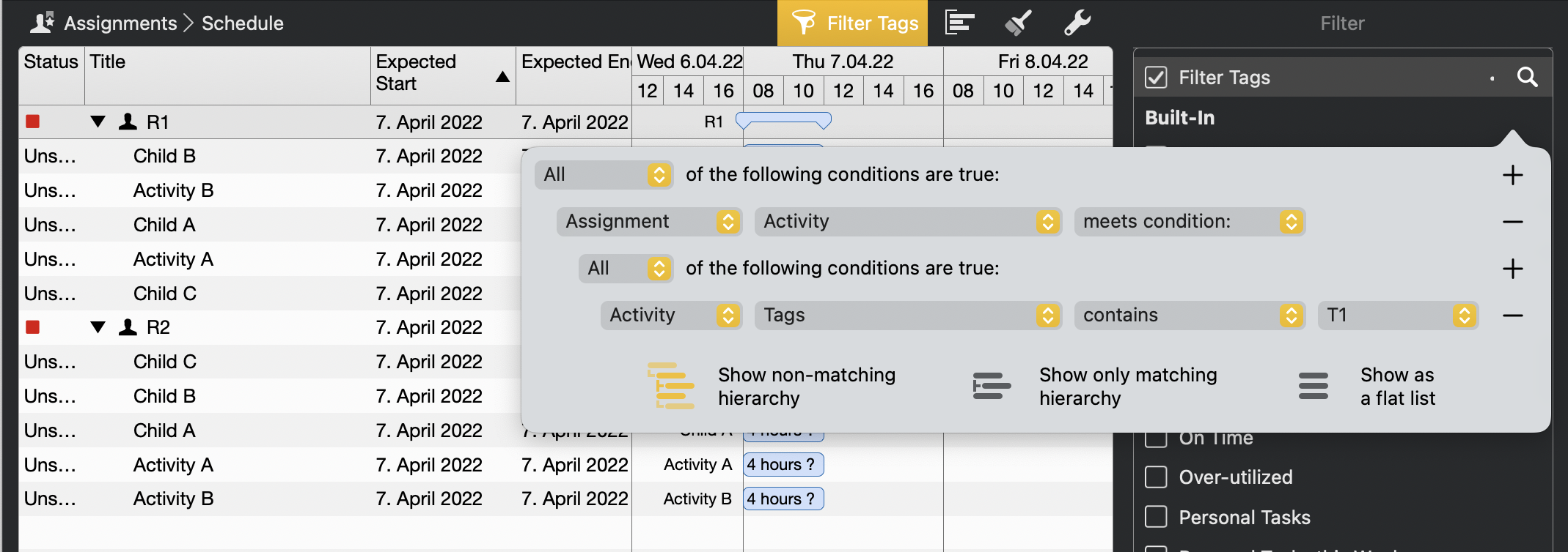 Merlin Project - Assignment: Filter tags in activities Merlin Project - Assignment: Filter tags in activities