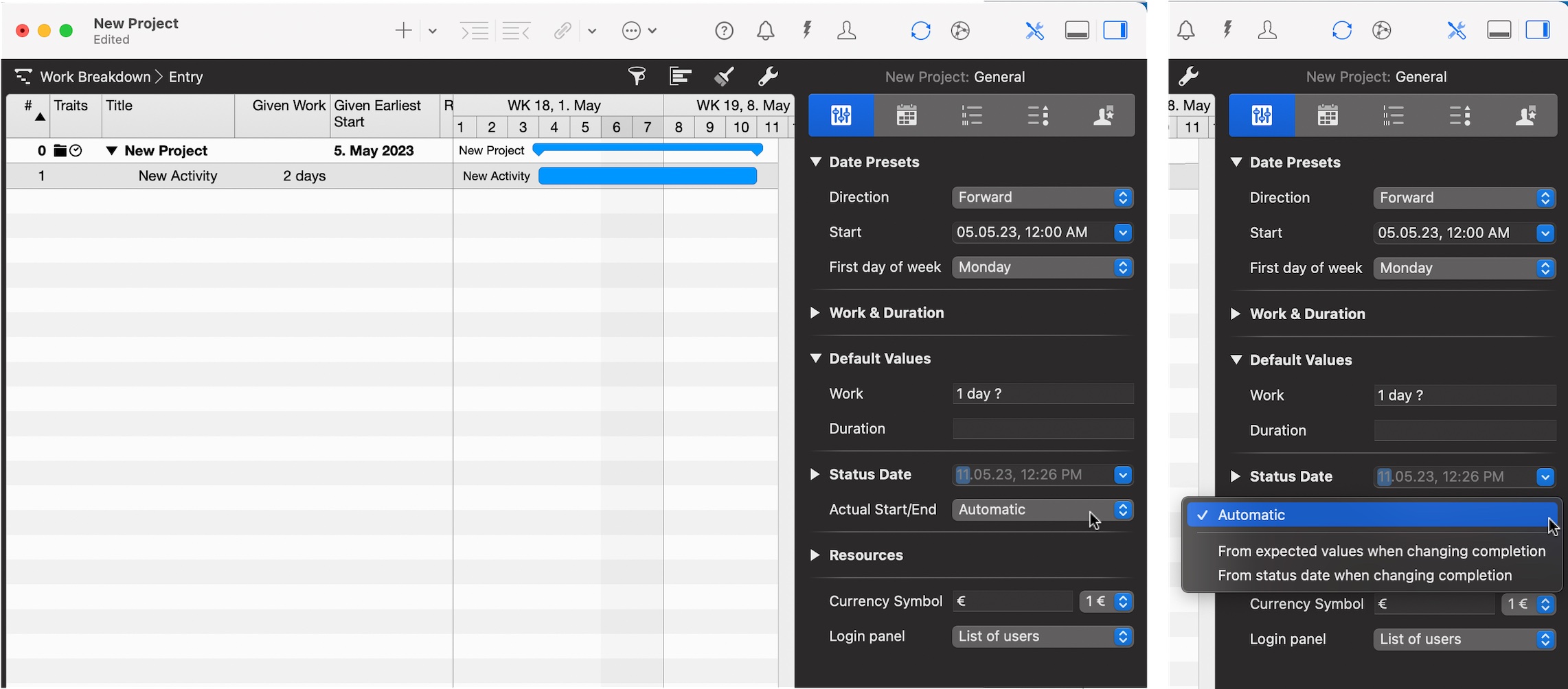 Merlin Project - Actual Start/End Merlin Project - Actual Start/End
