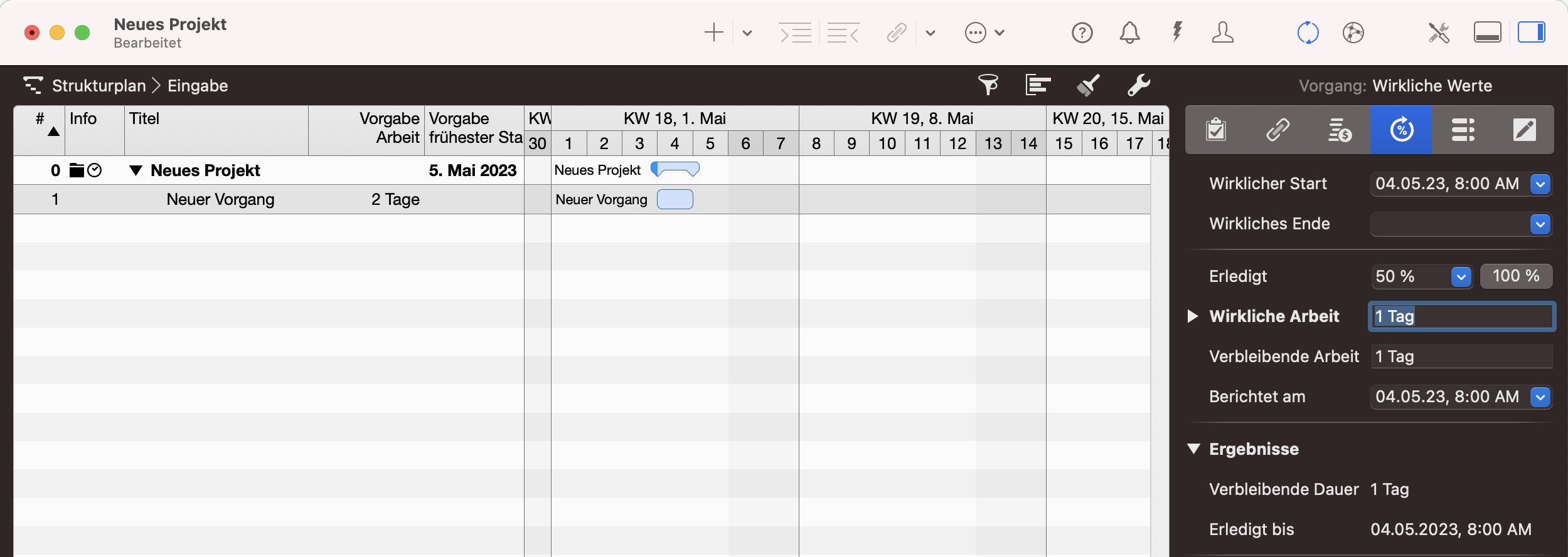 Merlin Projekt - Berechnete Verbleibende Arbeit Merlin Projekt - Berechnete Verbleibende Arbeit