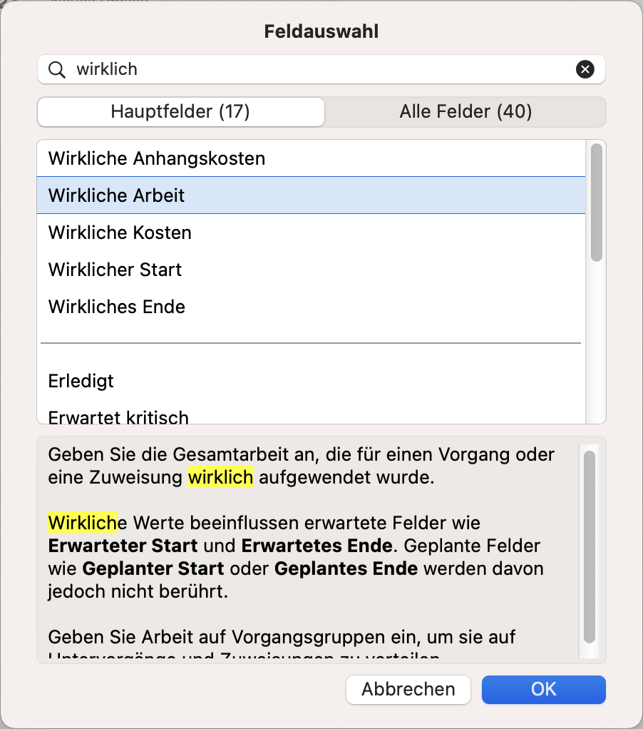 Merlin Projekt - Wirkliche Werte