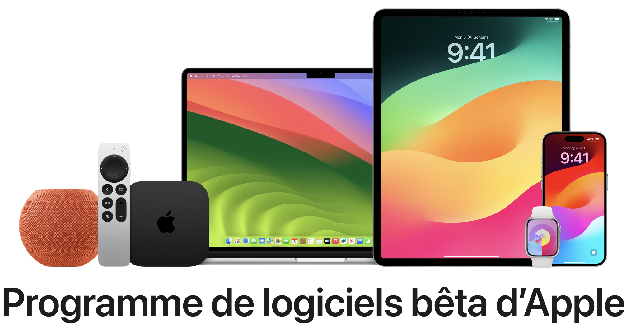 Programme de logiciels bêta d'Apple Programme de logiciels bêta d'Apple