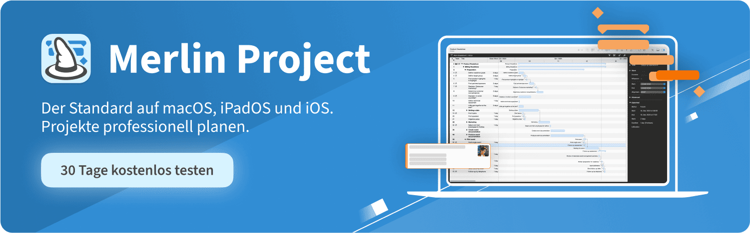 Das Test-Projekt in Microsoft Project Planner 3 Das Test-Projekt in Microsoft Project Planner 3