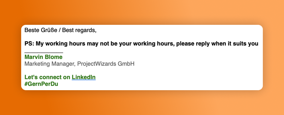 Firma para comunicación asíncrona