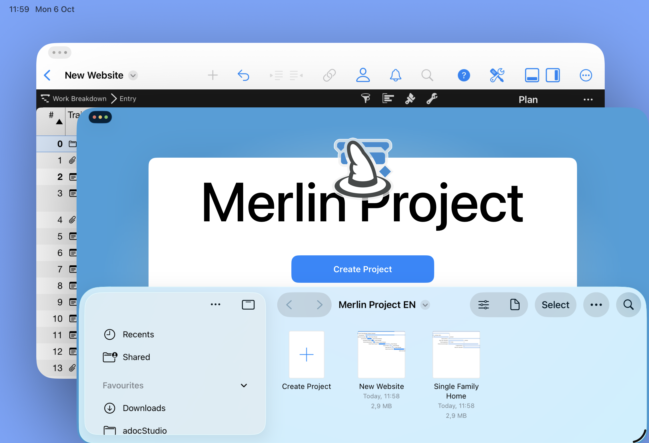 Create a new document