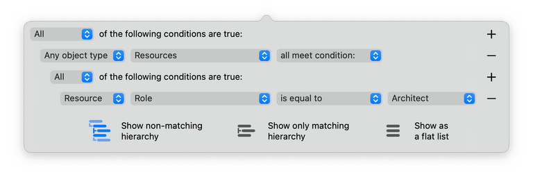 Filtrar por rol en Merlin Project