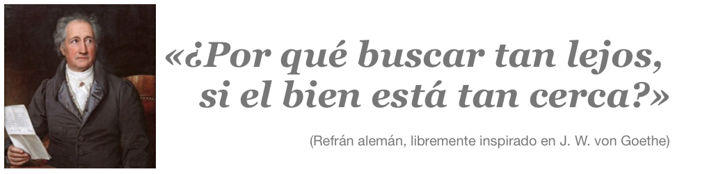 Refranes alemanes, libremente inspirados en J. W. von Goethe