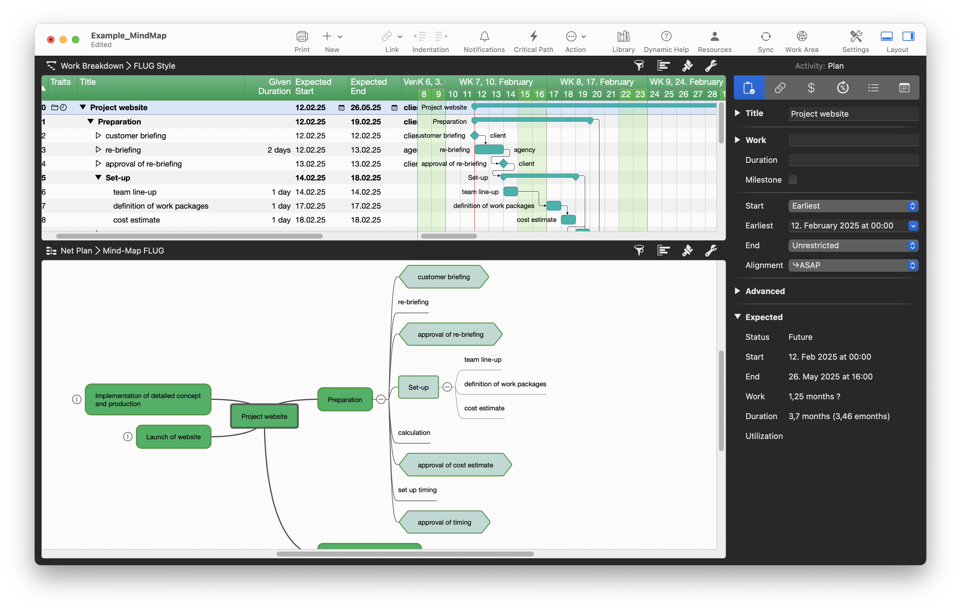 Mind Map in Merlin Project Mind Map in Merlin Project