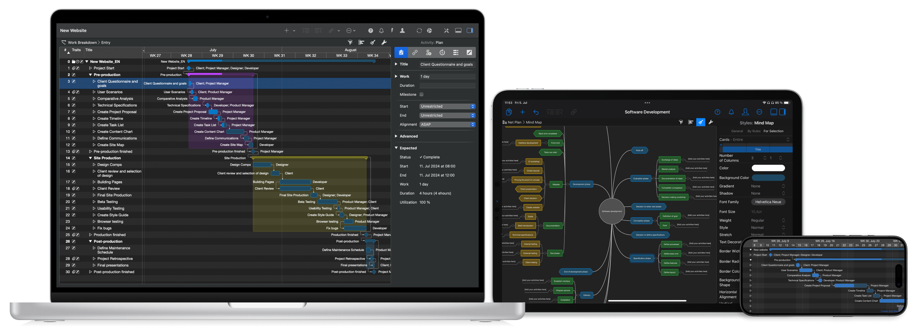 Merlin Project on Mac, iPad and iPhone