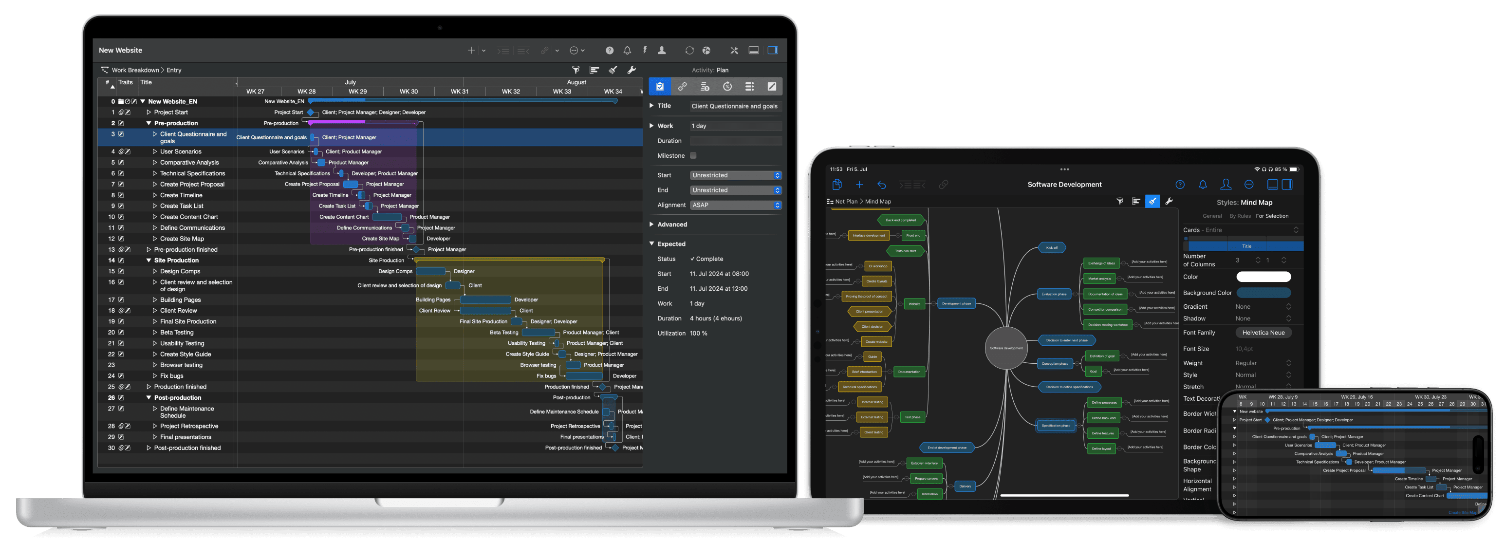 Merlin Project für Mac, iPad und iPhone