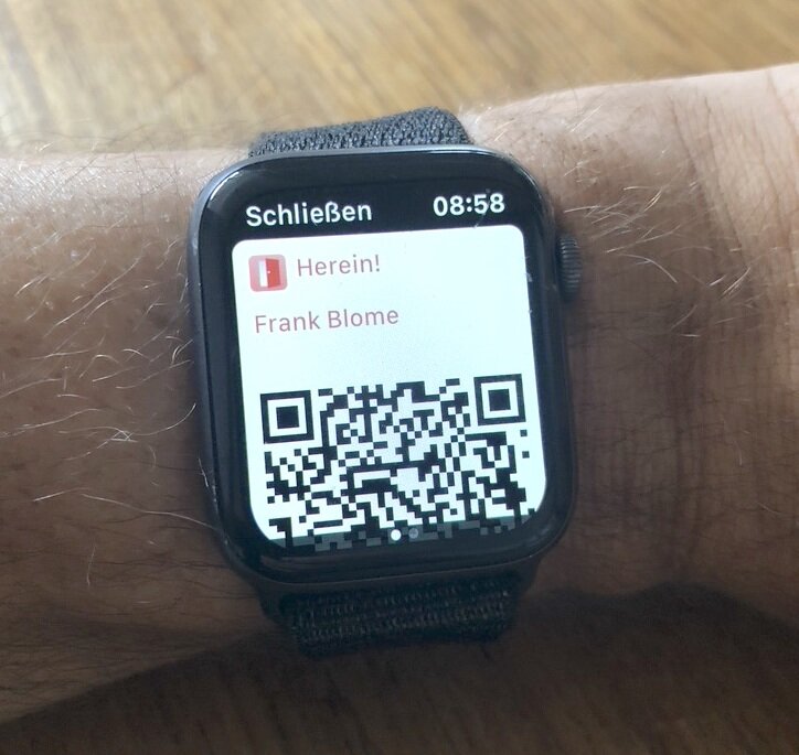Herein! on a Apple Watch Herein! on a Apple Watch