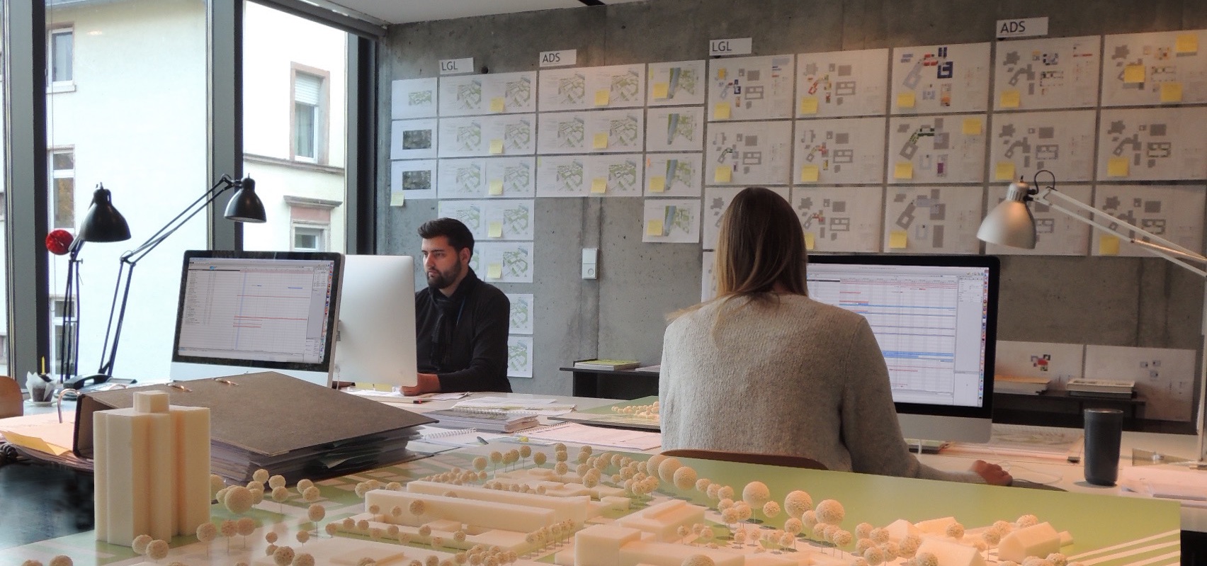 opus Architekten bei der Arbeit