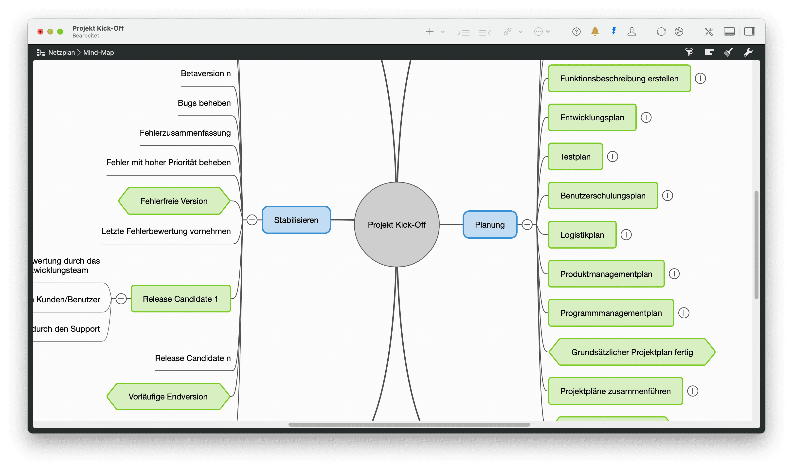 Mind Map in Merlin Project Mind Map in Merlin Project