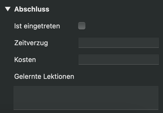 Der Abschnitt Der Abschnitt