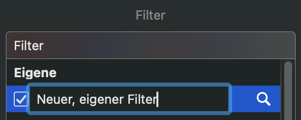 Wie man einen benutzerdefinierten Filter in Merlin Project erstellt