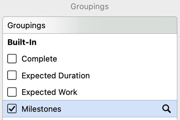 How to activate a grouping in Merlin Project How to activate a grouping in Merlin Project