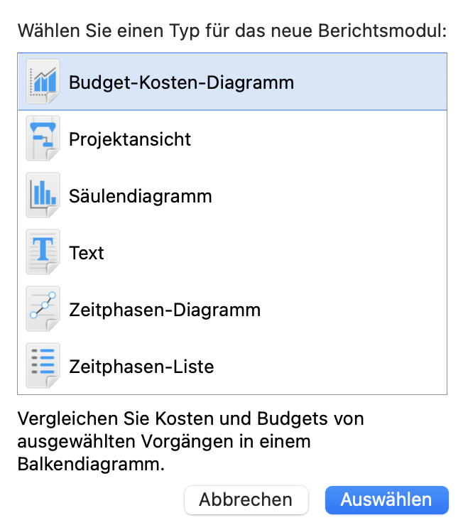 Wie Sie dem Bericht in Merlin Project neue Module hinzufügen Wie Sie dem Bericht in Merlin Project neue Module hinzufügen