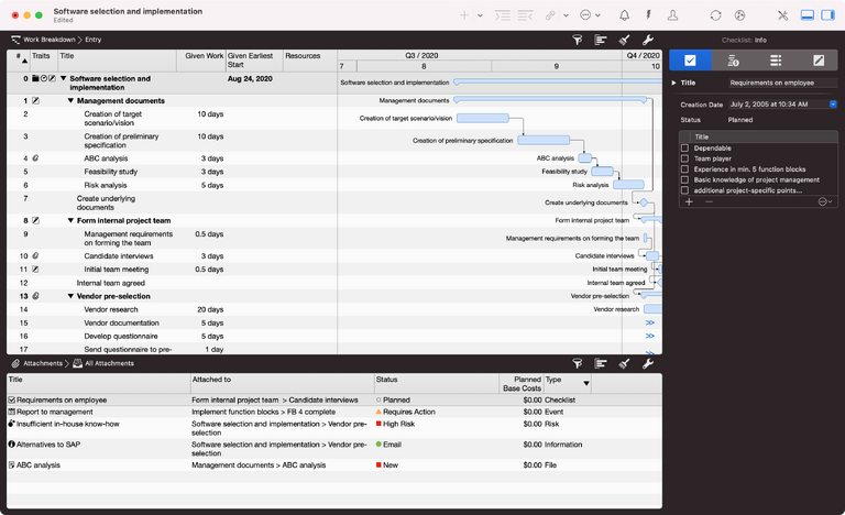 Attachments in Merlin Project