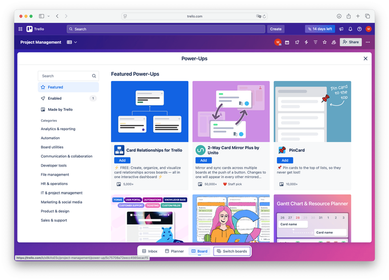 Seguimiento presupuestario a través de campos/Power-Ups en Trello