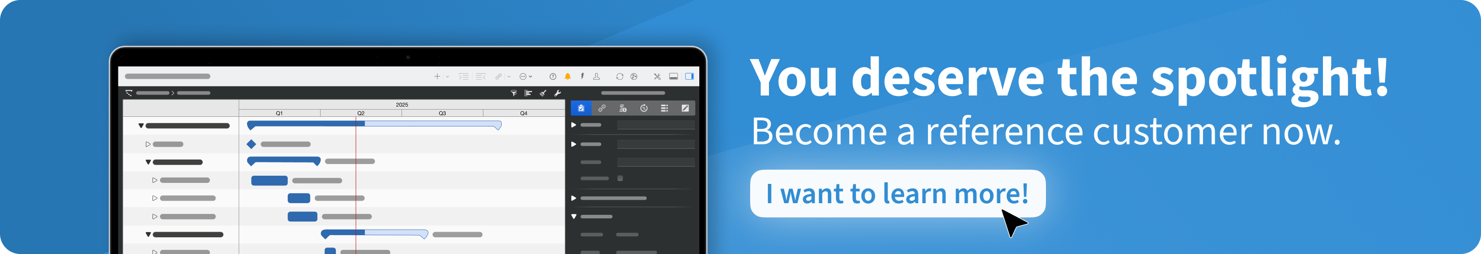You deserve the spotlight! Contact us to create a case study together