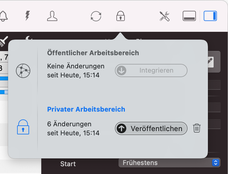 Privater Arbeitsbereich in Merlin Project Privater Arbeitsbereich in Merlin Project