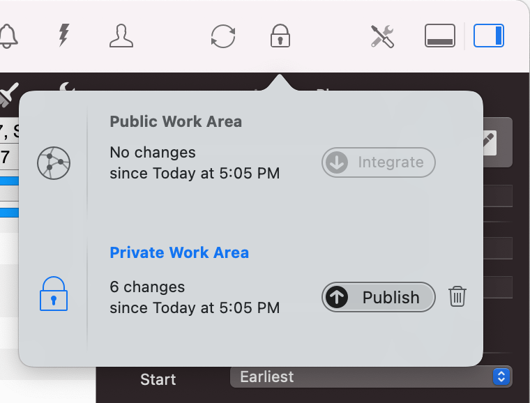Private Work Area in Merlin Project Private Work Area in Merlin Project