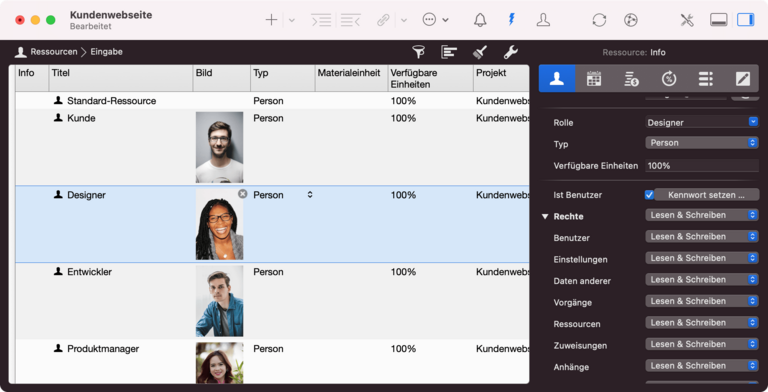 Ressourcen sind Benutzer in Merlin Server Ressourcen sind Benutzer in Merlin Server