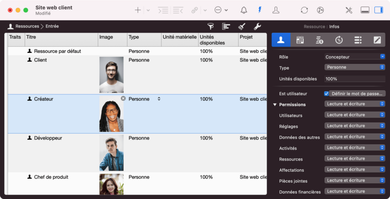 Ressources sond des utilisateurs dans Merlin Server Ressources sond des utilisateurs dans Merlin Server