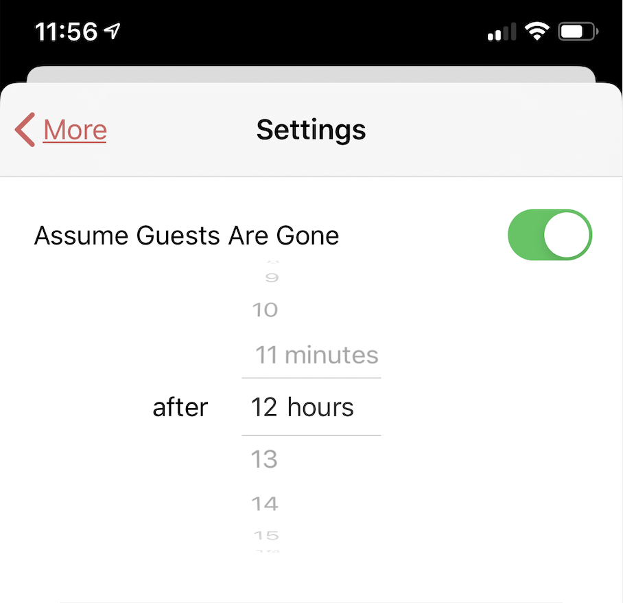 Set time for guest check out Set time for guest check out