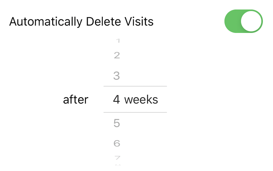 Set storage duration Set storage duration