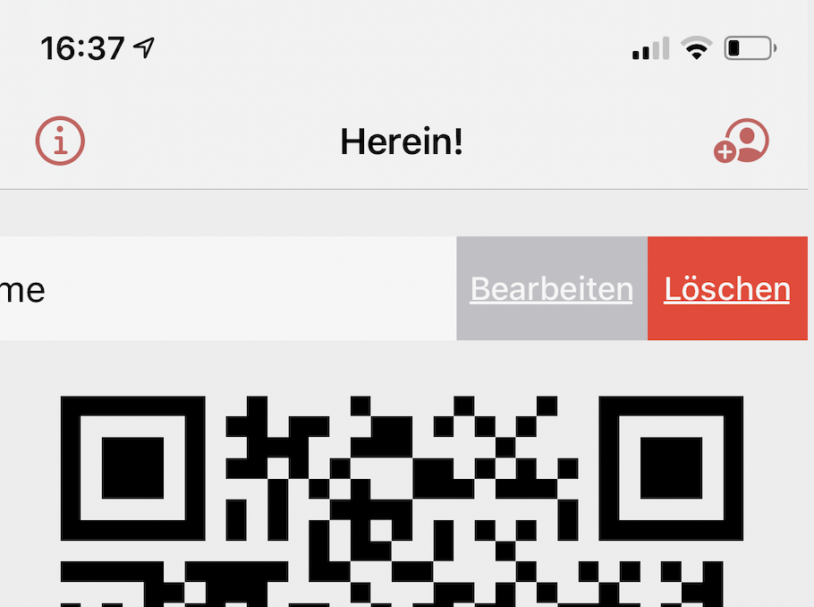 Herein! Kontaktdaten bearbeiten oder löschen