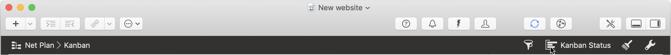 Click onto Groupings symbol to see the Groupings options