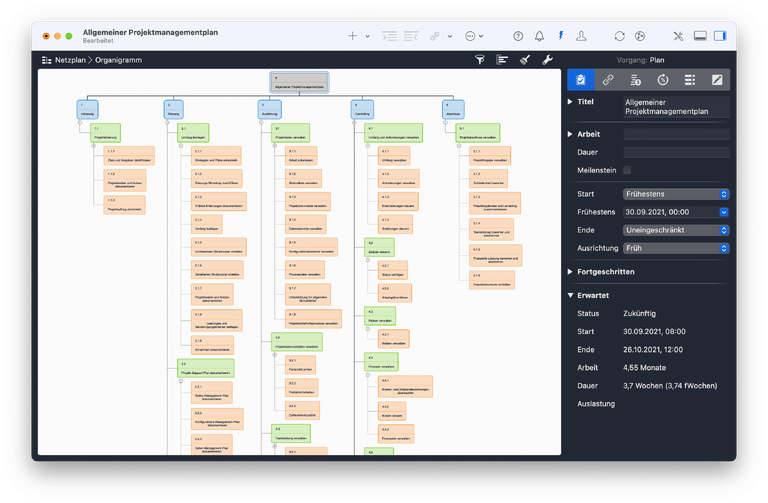 Projektstrukturplan oder Organigramm Projektstrukturplan oder Organigramm