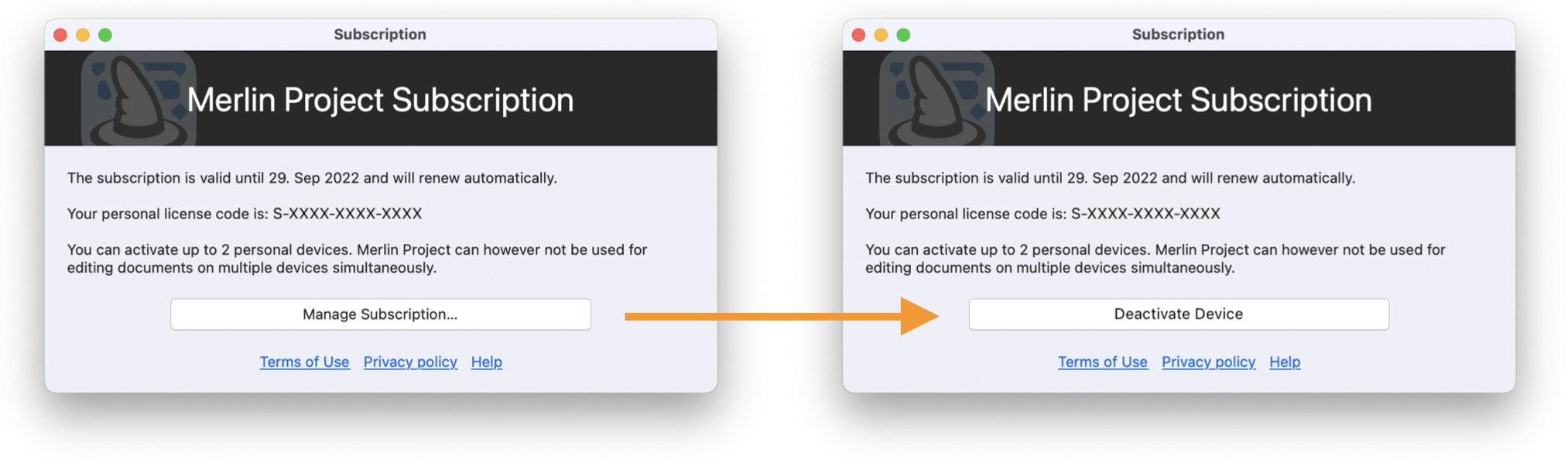 Mange Merlin Project Subscription
