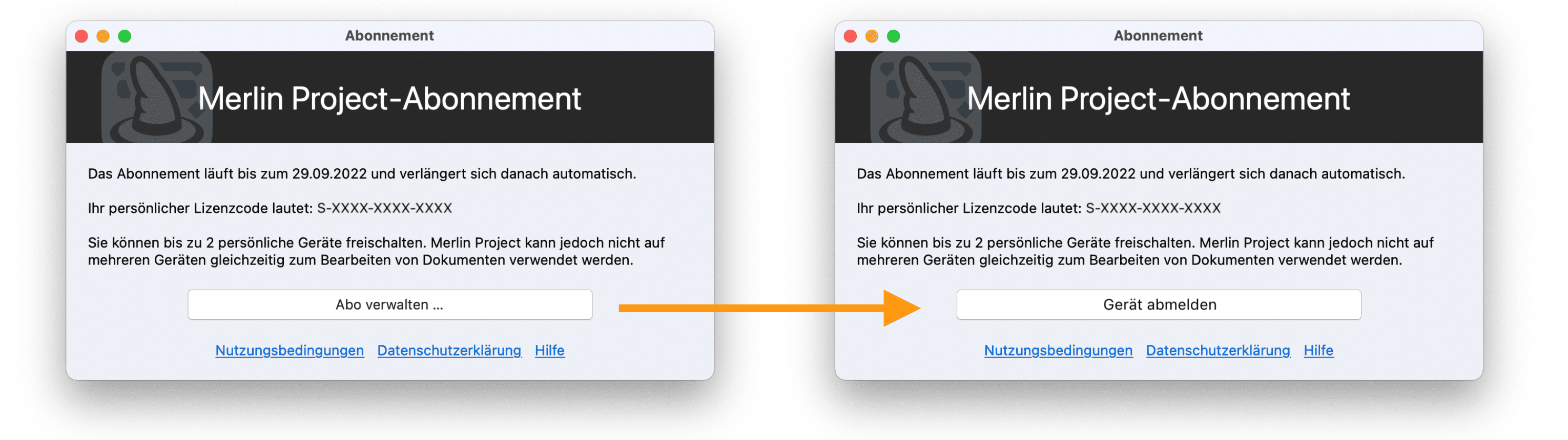 Merlin Project Abo verwalten Merlin Project Abo verwalten