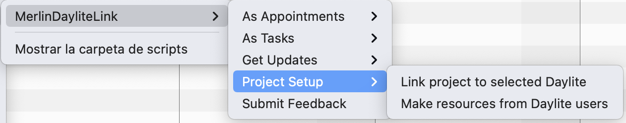 Enlace Merlin Project y Daylite
