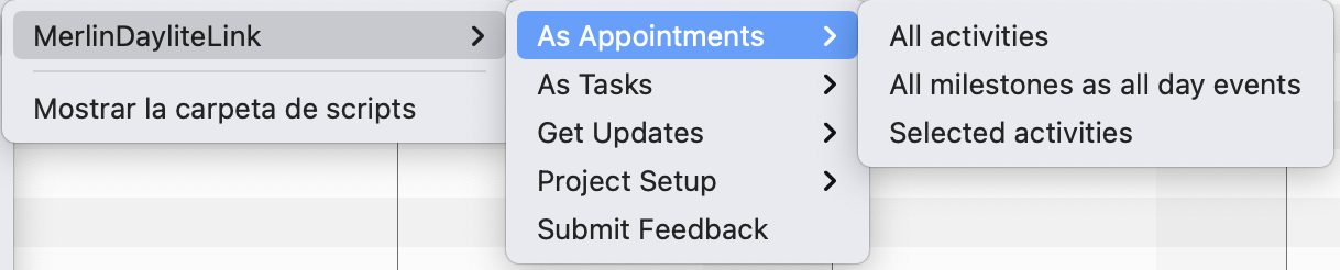 Pasar actividades o hitos como cita Pasar actividades o hitos como cita