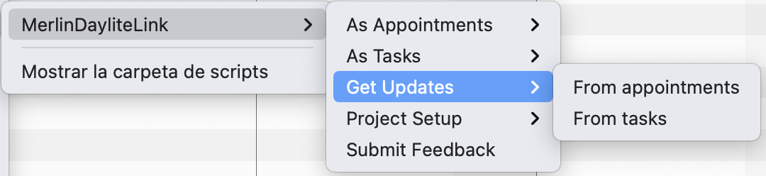 Obtener tareas o citas actualizadas