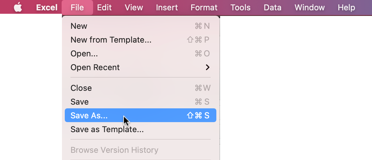 Save as… Save as…