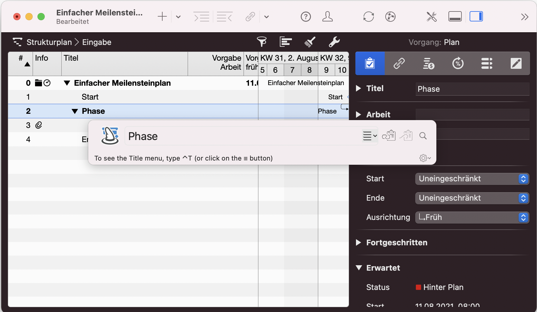 Hook - Position in einer Datei verlinken