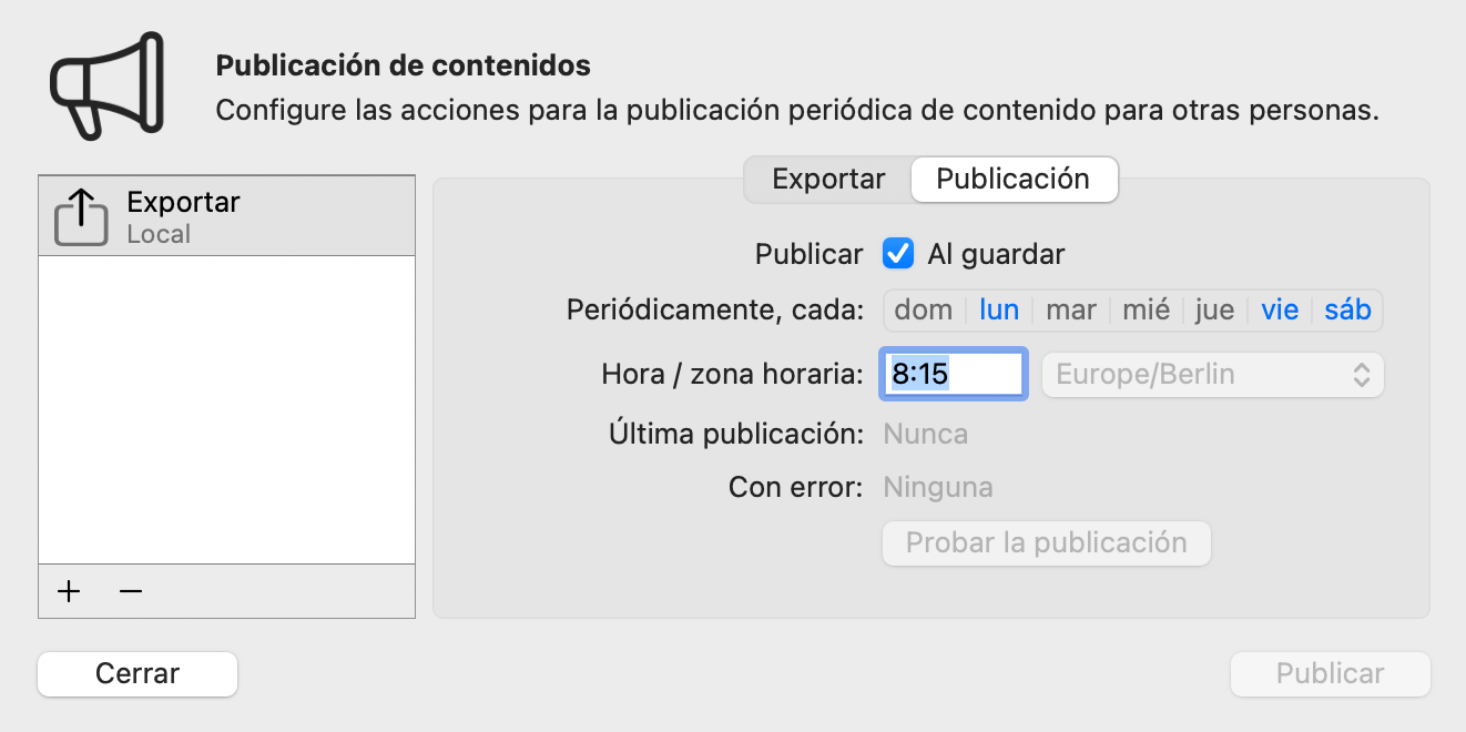 Publicación