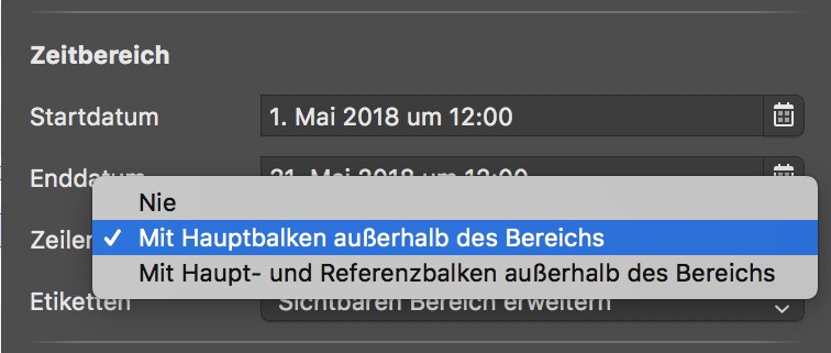 Zeilen ausblenden