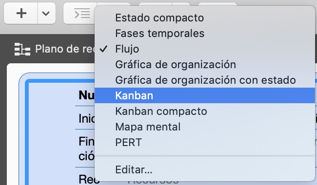 Crear tabla Kanban en Merlin Project