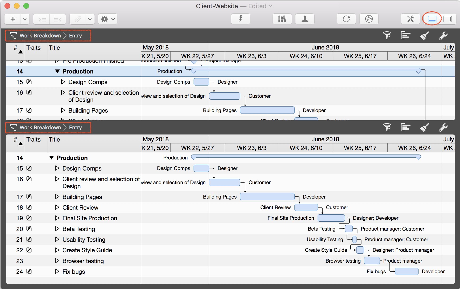 Use details view Use details view